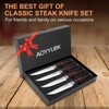 AOYYUBK Steak Knives Set of 4, 4.5 Inch Kitchen Steak