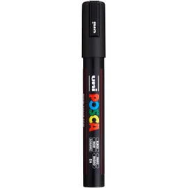 uni-ball poscablack5m Posca Marker with Medium Bullet Tip - Black