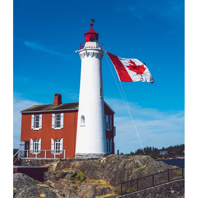 ANCONINE Canada Flag 6x10FT, Canadian National Flags with 3 Brass