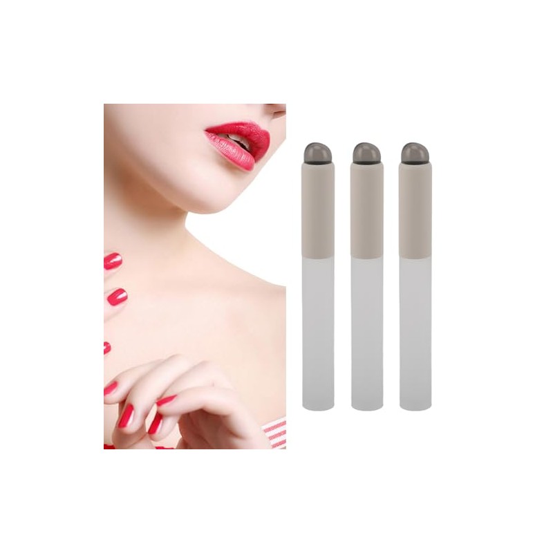 Pincel de Labios de Silicona Transparente, Aplicadores de Lápiz Labial