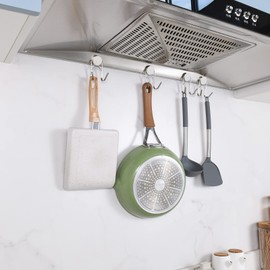 Buelkmag Magnetic Hooks 304 Stainless Steel Hooks Heavy Duty Magnets Hanging Hooks for Refrigerator Grill Toolbox Cabins Outdoor,Cruise Essentials Camper Accessories,8pack(Silver,1.3in-2)