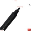 Doms Aqua Felt Tip Pens, BLACK, Pack of 10, Fibre