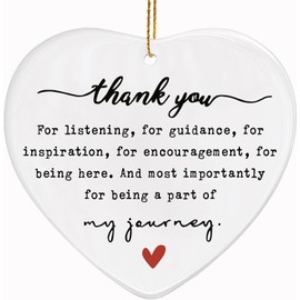 Ornaments 2025 - Thank You Christmas Ornaments 2025, Thank You Gifts, Appreciation Gifts, Womens Gifts for Christmas, Teacher Gifts, Small Gifts for Coworker, Friend, Nurse, Boss, Employee