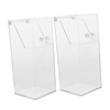 Mobestech 2-Pack Mask Glove Holder Box Transparent Storage Organizer for