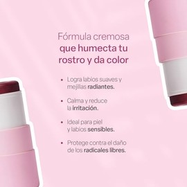 TEIA COSMETICOS Multiusos en Barra - Tinta en crema para rubor, labial y sombra - Fórmula natural hidratante - 7gr (Alma)
