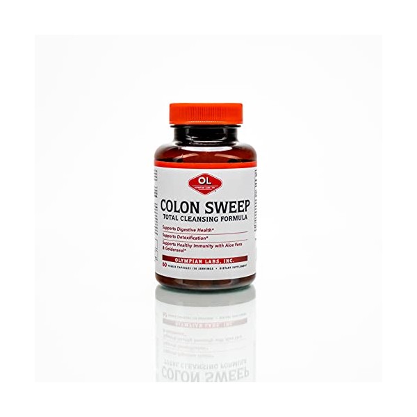 Olympian Labs Colon Sweep, 60 Veggie Capsules, Digestive Health, Detoxification, Healthy Immune System, 30 Servings