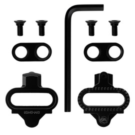 APOMOONS SPD Cleats for Cycling Shoes, Compatible with SM SPD Series Mountain Locking Pedals, Cleats for Shimano Pedals Mountain Bike, Non-Slip Bike Bicycle Shoe Plate Set