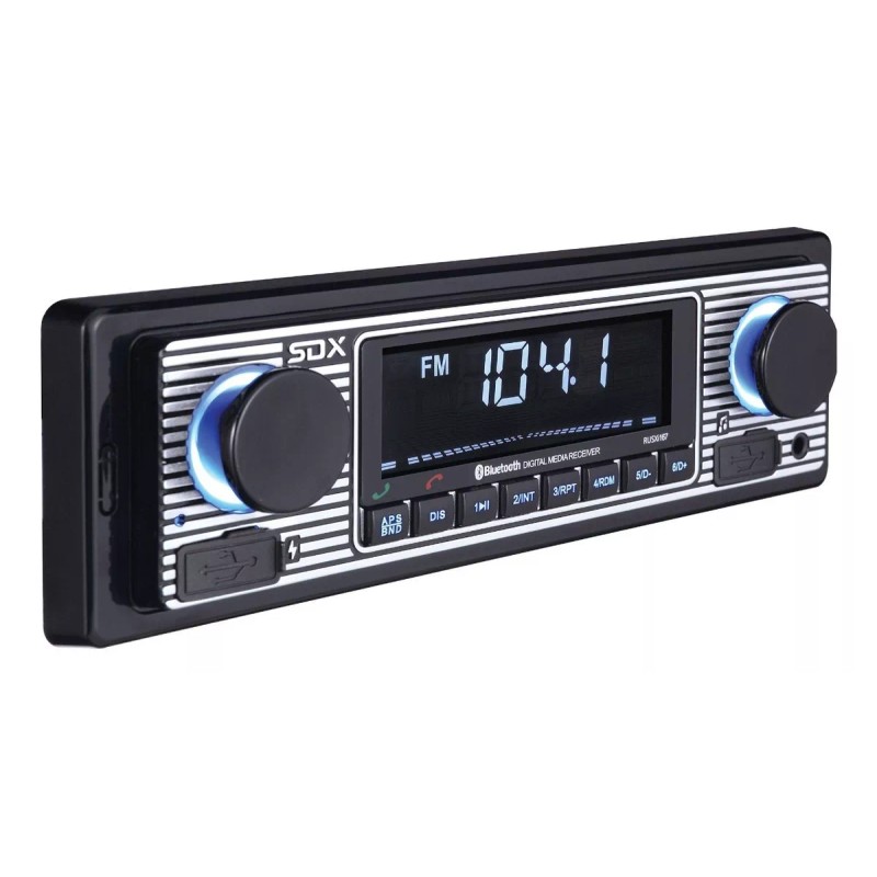 SDX Auto Estéreo Vitange Clasico Reprodutor Digital Antiguo Usb