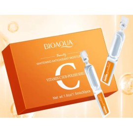 Ampolletas Vitamina C Antiarrugas Antimanchas Aclarante 30pz Momento De Aplicacin Danoche Tipo De Piel Todo Tipo De Piel                              