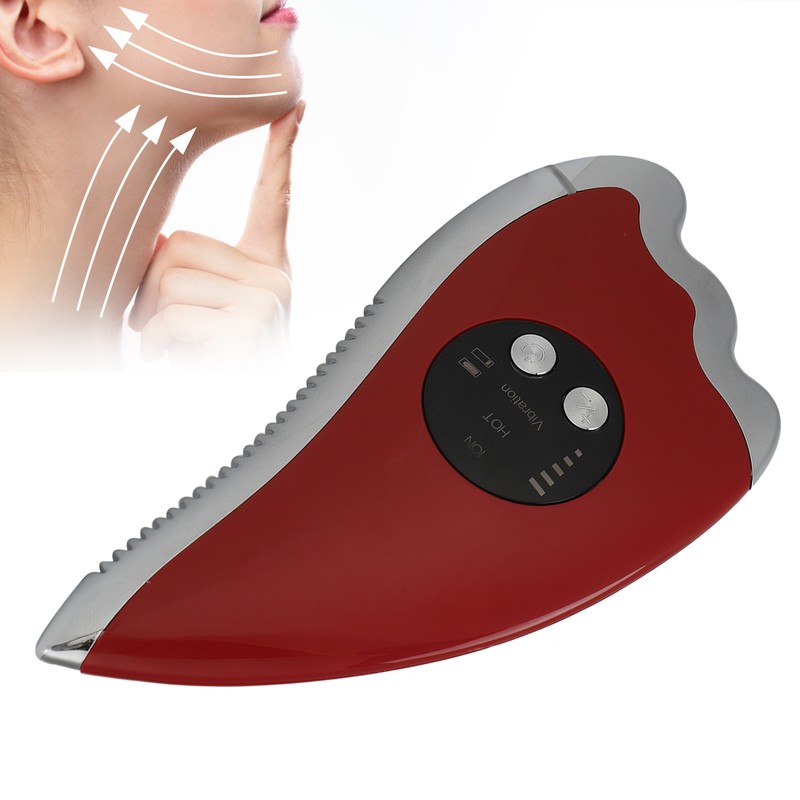 Electric Guasha Massage Tool Microcurrent Face Slimming Machine Beauty Scraping