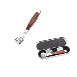 Exfoliating Fish Eye Cutter, Real Wood Exfoliating Scraper, Foot Heel, Exfoliating Care, Heel, Sole of Foot, Fish Eye, Octopus, Exfoliating 10 Replacement Blades Included