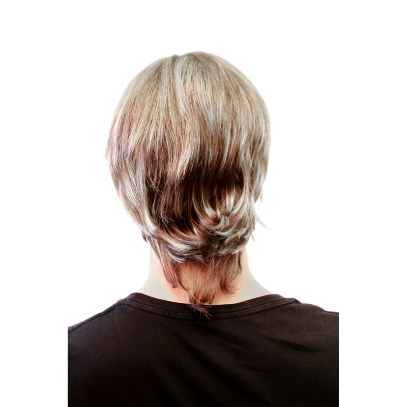 Wigs men short brown/blonde mix GFW357B/8H26