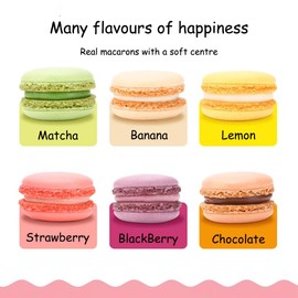 Phuumy French Macarons - 24 Mixed Macaroons Gift Box Macaroons Cookies To Eat