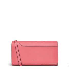 Radley Pockets 2.0 Leather Phone Cross Body Bag Purse Wallet in Coral Pink