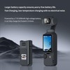 Osmo Pocket 4 Pocket 3 Battery Handle,ZGCINE PK-H01 7.7V/1600mAh Fast