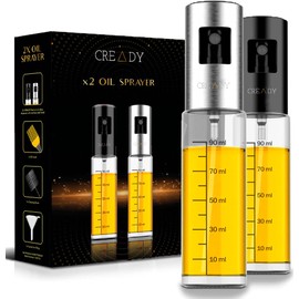 CREADY® 2 Pack Kitchen Oil Dispenser, 100ml, Oil Dispenser, Oil Dispenser, Air Fryer, Oil Dispenser, Oil Sprayer, Oil Dispenser, Oil Dispenser
