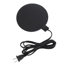 Poultry Water Heater, 35W Chicken Drinker Heated Pad Energy Saving Silicone Poultry Water Warmer 5.9in Electric Deicer Heated Base for Poultry with 5.7ft Power Cord for Metal