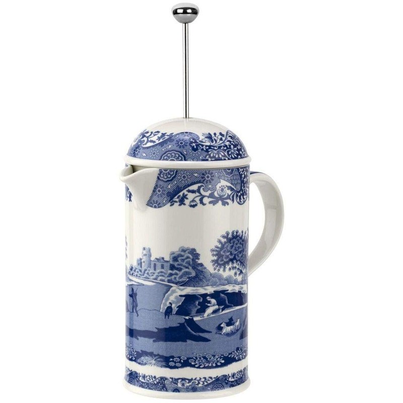 Spode BLI00870-XF Blue Italian Cafetiere 28 Oz, Ceramic
