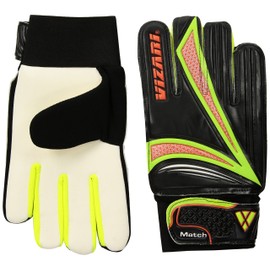 Vizari Junior Goalkeeper Glove | Soccer Gloves for Kids | Youth Soccer Goalie Gloves | Black/Orange/Green 9