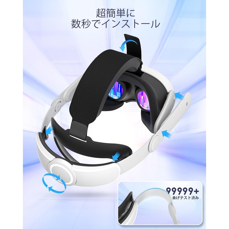 [Maecker] vr Headstrap for Meta Quest 3 Headstrap Replacement for