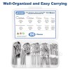 LBYNKY 86 PCS Cotter Pin Assortment Kit, 10 Sizes Stainless