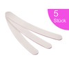 Professional Nail Files 100 180 Curved White Fine & Coarse