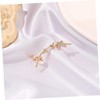 COLLBATH 2pcs Women's Fashion Earrings Creative Butterfly Ear Drops Rhinestone
