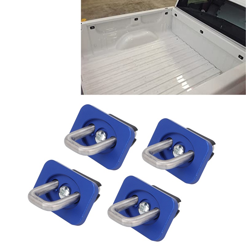 4pcs Truck Bed Tie Down Anchors 1000 LBS Bearing Stainless