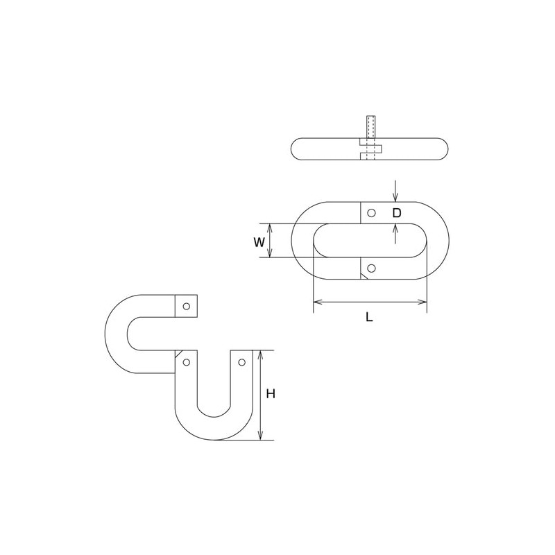 Stainless Steel Threaded J Joint JJM-5