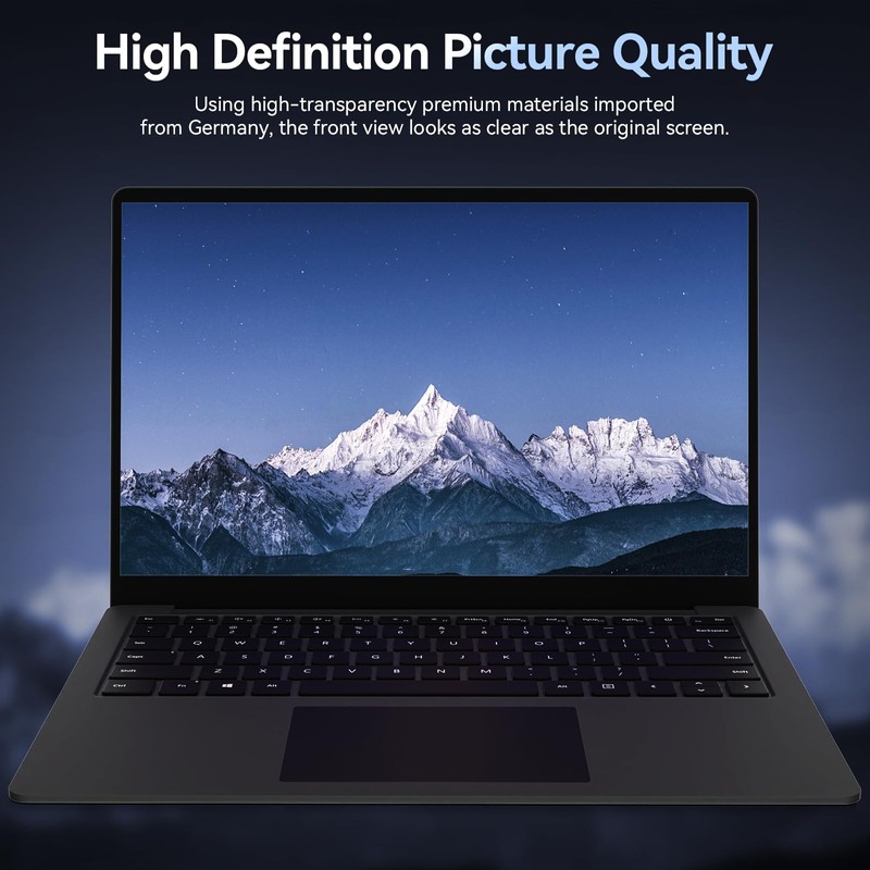 Laptop Privacy Screen 14 Inch Aspect 16:10, Removable Anti Glare