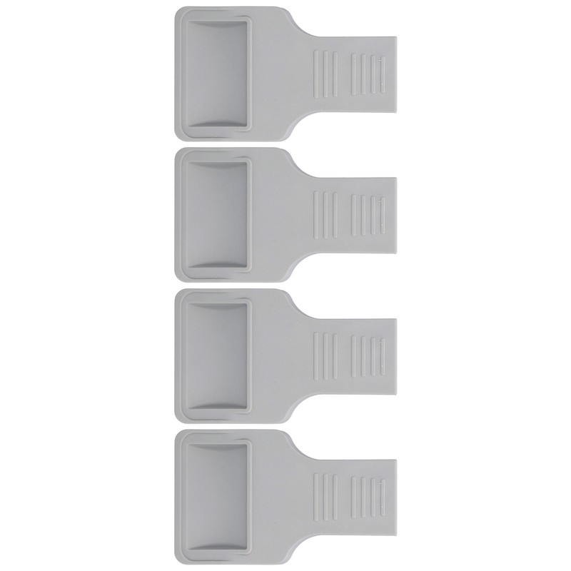 4Pcs U Shape Casters Door Stopper Anti Sliding Furniture Wheels