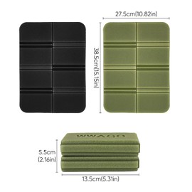 ALLY-MAGIC Foldable Outdoor Seat Cushions, Portable Seat Cushion Mat Folding Foam Sit Mat Moistureproof Hiking Seat Pad for Outdoor Camping Park Picnic Hiking Y4HWZD