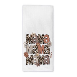 NQDWX Mama Kitchen Towels, Dish Towels Hand Towels for Farmhouse Kitchen Bathroom,16x24 Inches.(046)