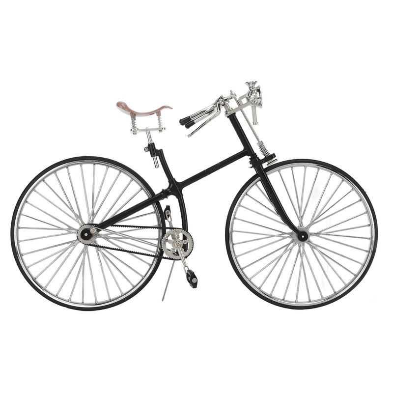 Retro Bicycle Model Retro Style 1:10 Scale Detachable Durable Metal
