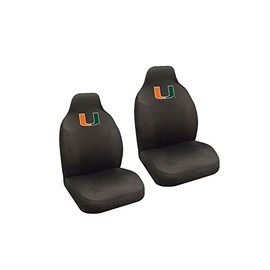 MULTI_B Miami Hurricanes 2 Seat Covers and