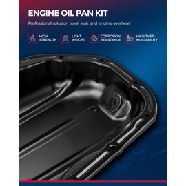 KAX 264-539 Engine Oil Pan, Replacement for Nissan Rogue 2008 2009 2010 2011 2012 2013, Rogue Select 2014-2015, 2.5L Gas, Gasket not included