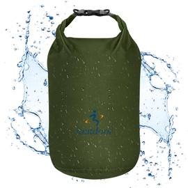 ioutdoor Dry Bag 2L/5L/10L/20L/40L/70L Waterproof Bag, Ultra Light Dry Bag, Waterproof, Abrasion-Resistant, Tear-Resistant, for Kayaking, Beach, Swimming, Camping, Hiking Travel, Army Green, Sports