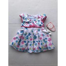 Jona Michelle BABY GIRL 6 MONTHS 2-PIECE JONA MICHELLE DRESS WITH DIAPER COVER
