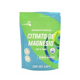 IsaaQuim Citrato de Magnesio en Polvo 100% Puro | 500 g | 333 Porciones de 1.5 g | Suplemento Alimenticio sin Sabor | 240 mg de Magnesio por Porción