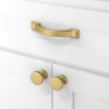 Asimerdeco 10 Pack Brushed Gold Cabinet Pulls 3 Inch(76mm) Kitchen