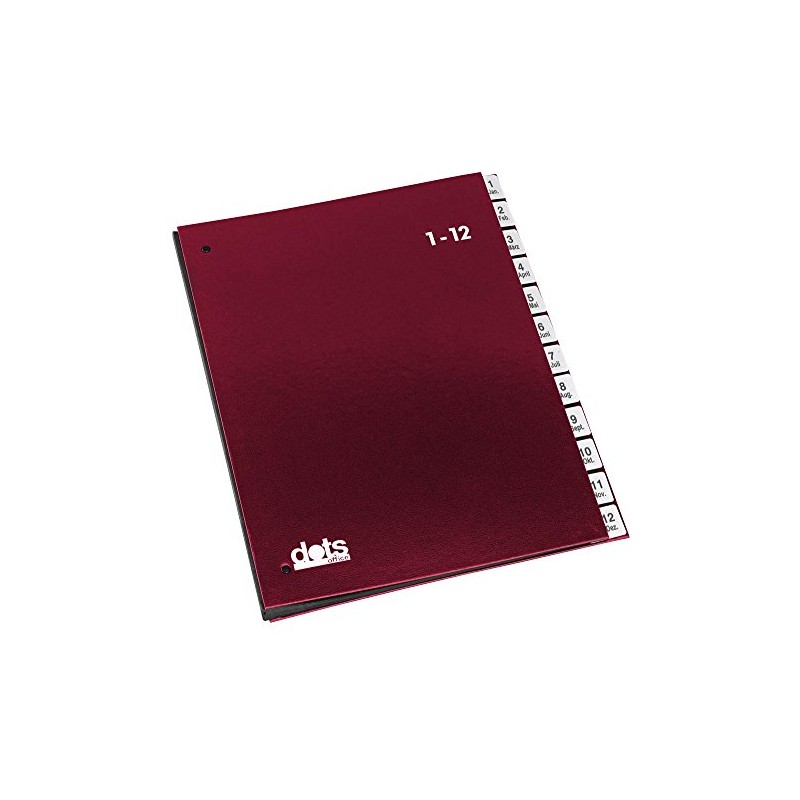 dots 44198-01 Dots Desk Organiser 1-12 Red