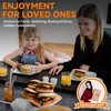 Baker's Friend Electric Arepas Maker with Browning Control, Mini Pancakes