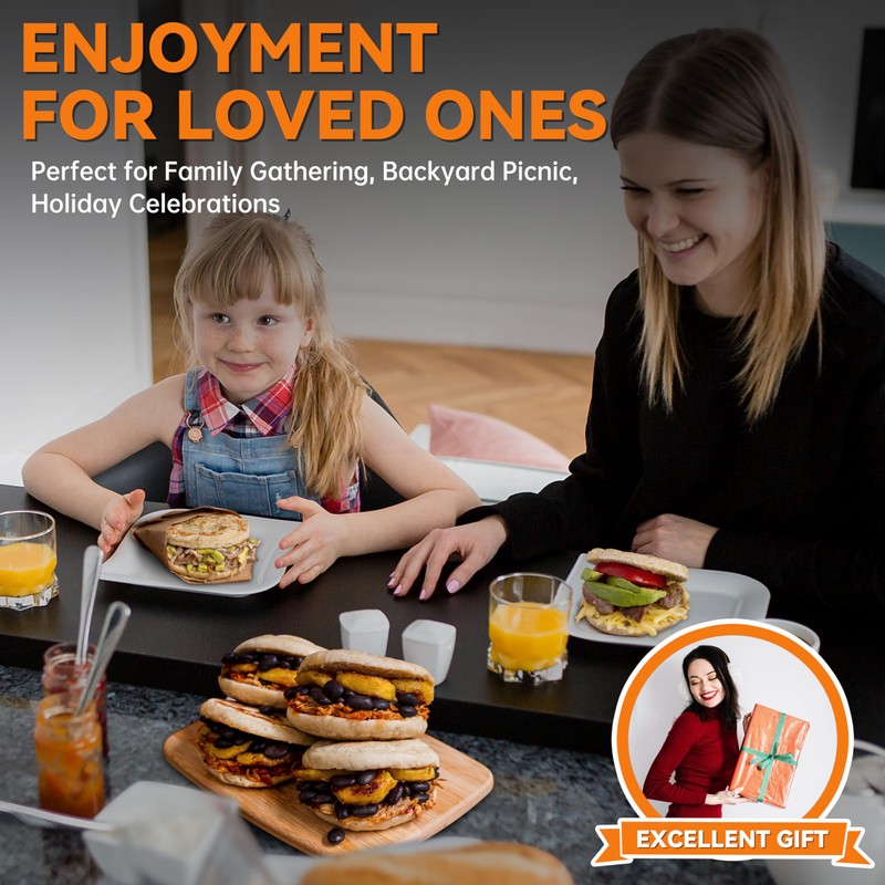 Baker's Friend Electric Arepas Maker with Browning Control, Mini Pancakes