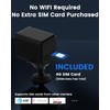 Bextgoo No WiFi Security Camera with SIM Card, 4G LTE