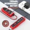 Underground Wire Locator, Underground Cable Locator with Rechargeable 1100mAh Battery,