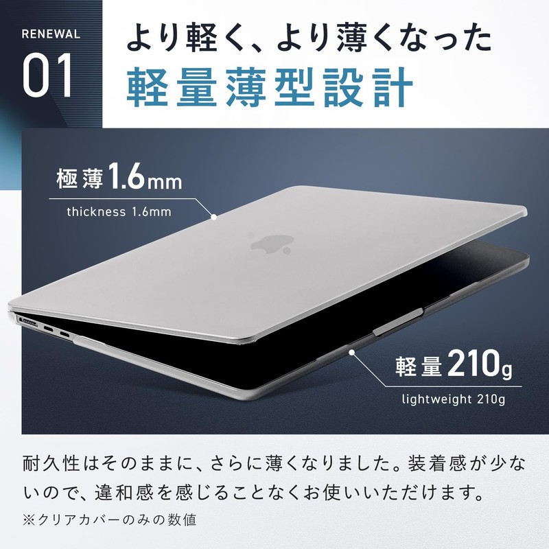 MacBook Pro 14" 2023 M3 Pro Max Clear Matte Cover