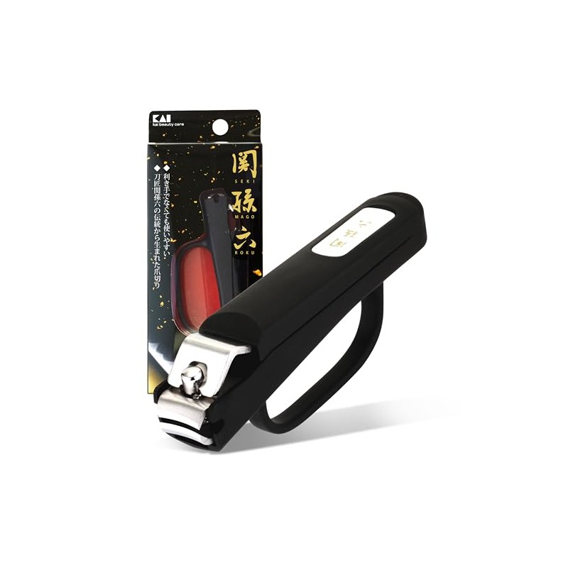 Kai Corporation KAI Seisonroku Easy Grip Nail Clipper M Curved