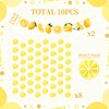 Yellow Lemon Banner Citrus Hanging Garlands Lemonade Party Decorations