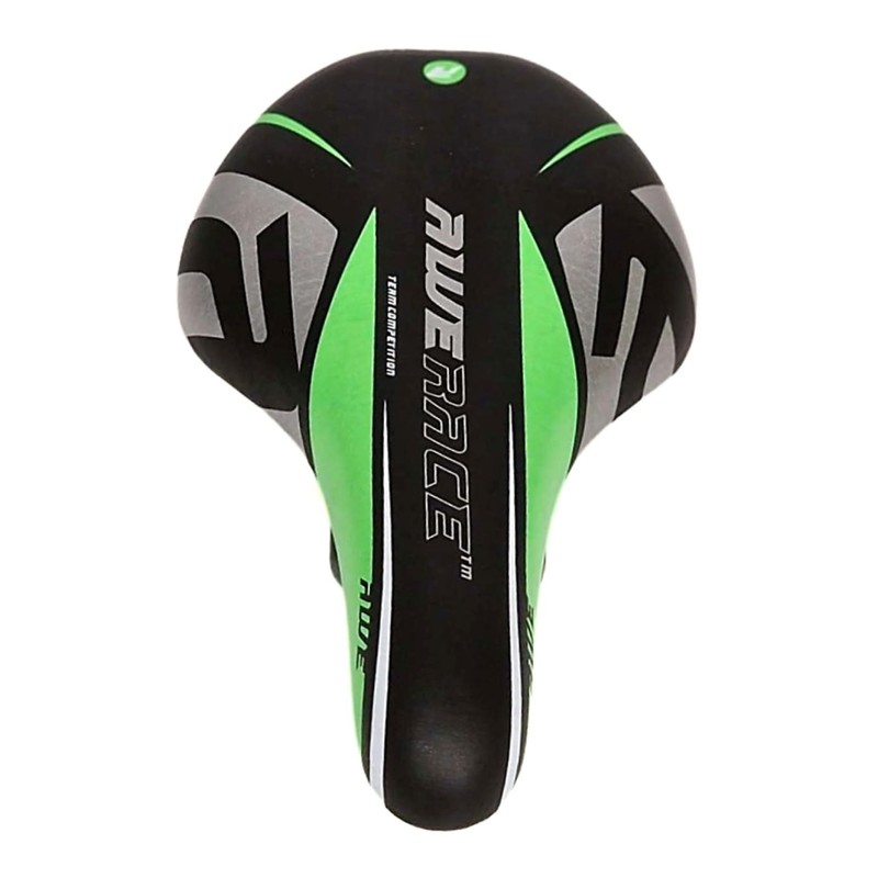 AWE® Junior MTB Bike Saddle Green/Pink/Black or Pink/Black/Silver