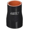 HPS HTSR-150-175-BLK Silicone High Temperature 4-ply Reinforced Reducer Coupler Hose,